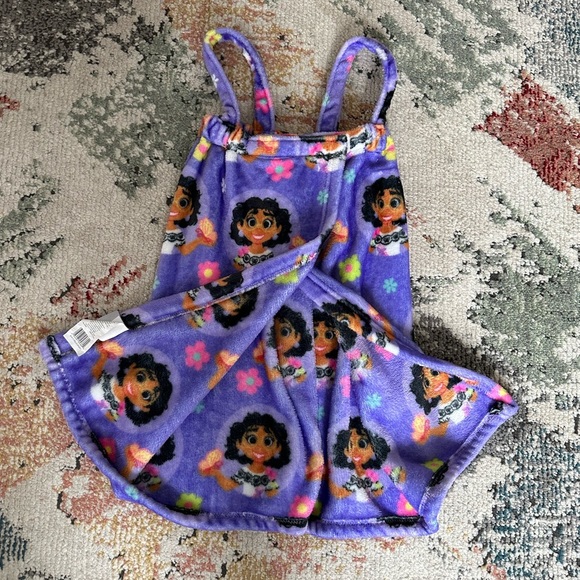 Disney Encanto Girls Bath Robe Blanket Wrap Dress Ultra Soft like new One Size - Picture 2 of 13